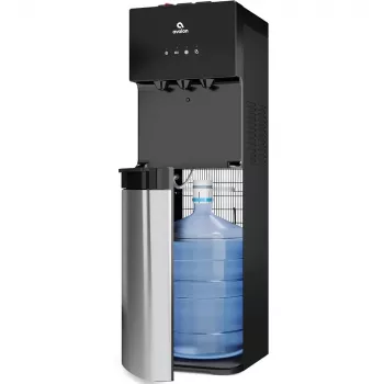 Stainless Steel Water Cooler Dispenser: Modern Black Style