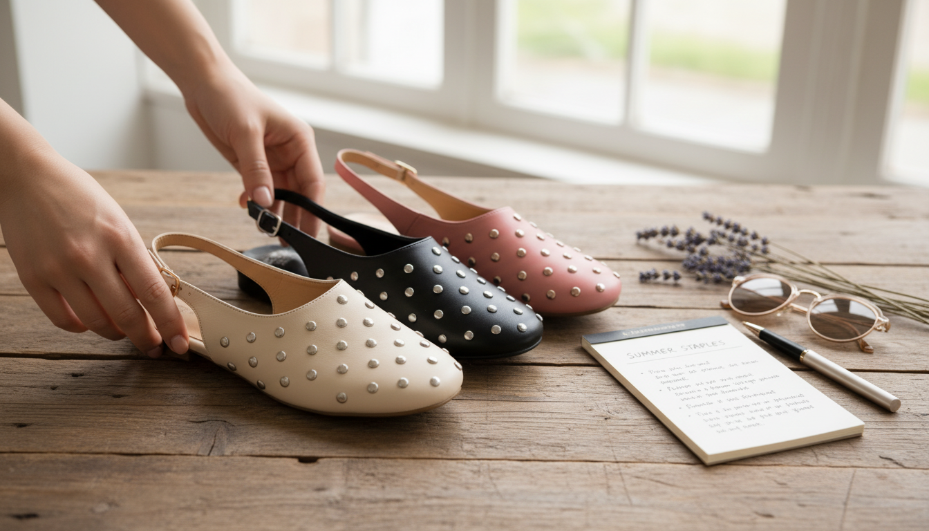 Genuine Leather Rivet Sandals: Summer Fit, Style & Care